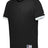 Russell (Team) YOUTH BASELINE COVERED PLACKET BASEBALL JERSEY - Russell (Team) R02X3B BLACK/WHITE S