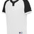 Russell (Team) YOUTH BASELINE COVERED PLACKET BASEBALL JERSEY - Russell (Team) R02X3B WHITE/BLACK S