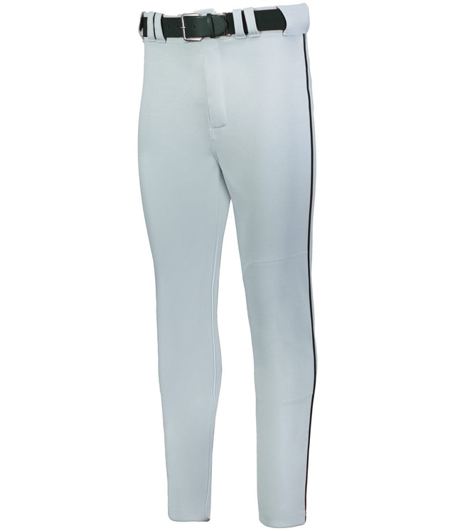 Russell (Team) YOUTH BASELINE TAPERED LEG PIPED BASEBALL PANT - Russell (Team) R62LGB BASEBALL GREY/BLACK S