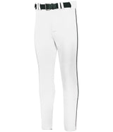 Russell (Team) YOUTH BASELINE TAPERED LEG PIPED BASEBALL PANT - Russell (Team) R62LGB WHITE/BLACK S