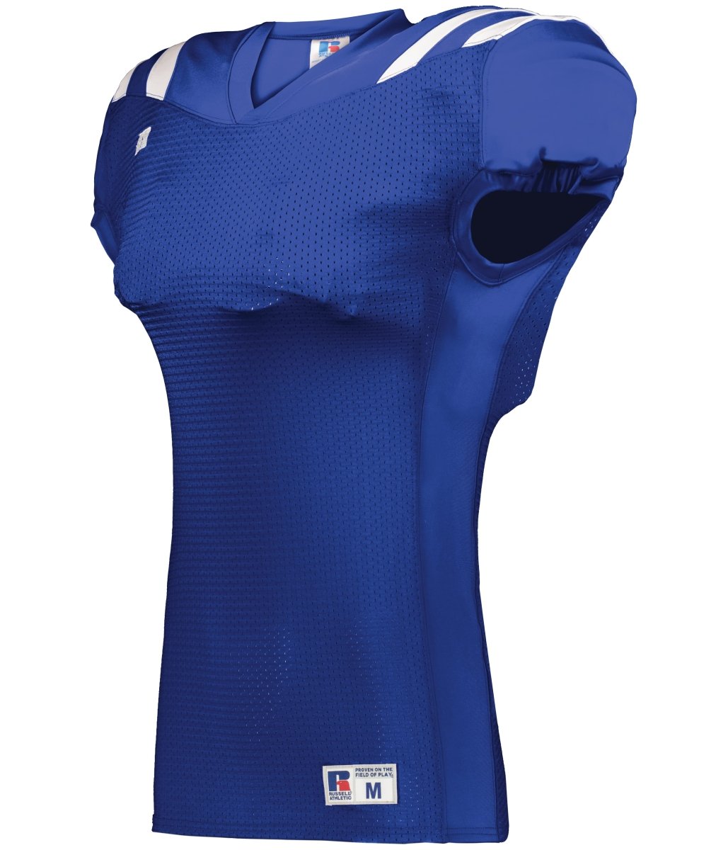 Russell (Team) Youth Canton Football Jersey - Russell (Team) R0100W ROYAL/WHITE S
