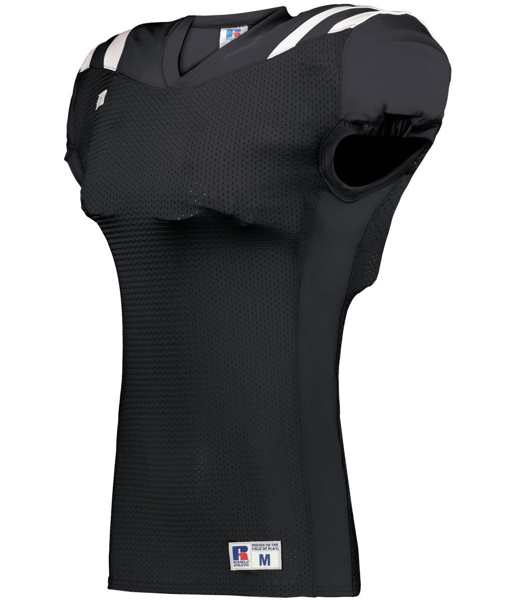 Russell (Team) Youth Canton Football Jersey - Russell (Team) R0100W STEALTH/WHITE S