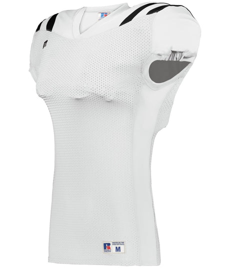 Russell (Team) Youth Canton Football Jersey - Russell (Team) R0100W WHITE/BLACK S