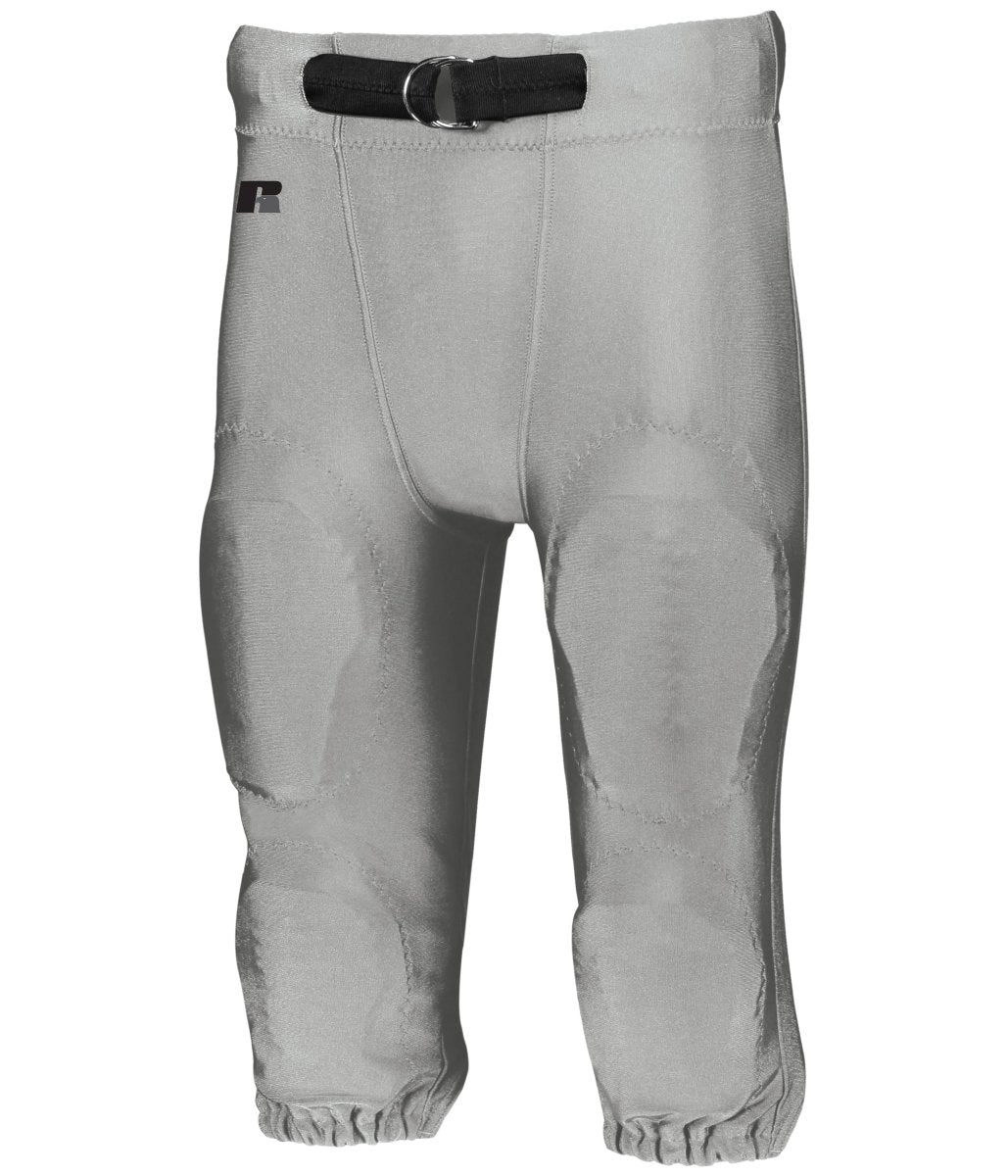 Russell (Team) Youth Deluxe Game Football Pant - Russell (Team) F2562W GRID IRON SILVER S