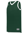 Russell (Team) YOUTH ELITE BASKETBALL JERSEY POWERED BY COOLCORE® 5R3CHB DARK GREEN/WHITE S