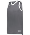 Russell (Team) YOUTH ELITE BASKETBALL JERSEY POWERED BY COOLCORE® 5R3CHB STEALTH/WHITE S