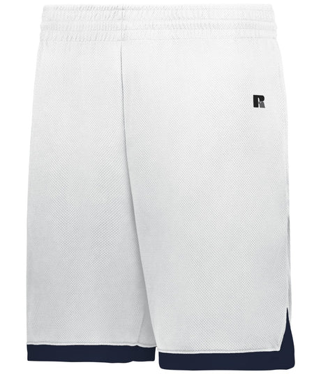 Russell (Team) YOUTH ELITE BASKETBALL SHORTS POWERED BY COOLCORE® 5R4CHB WHITE/NAVY S