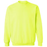 Joe's USA Men's TALL Crewneck Sweatshirts Sweatshirts/Fleece Joe's USA Large Tall Safety Green