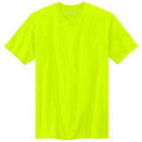 Joe's USA Men's All-American Tee | USA Made Joe's USA Safety Green (50/50 Cotton Poly) Small