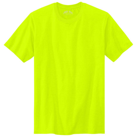 Joe's USA Men's All-American Tee | USA Made Joe's USA Safety Green (50/50 Cotton Poly) Small