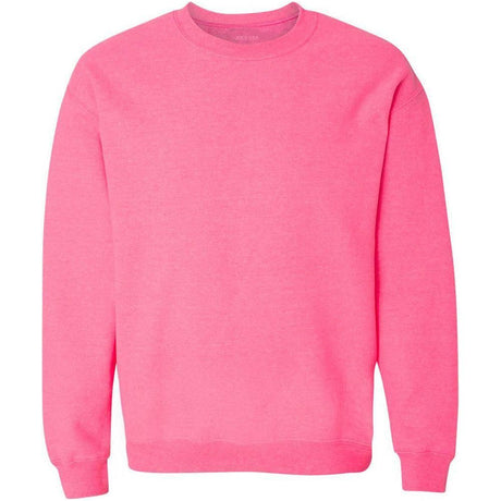 Heavy Blend Crewneck Sweatshirt-SafetyPink Sweatshirts/Fleece Joe's USA Safety Pink S