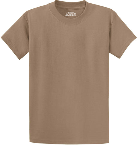Joe's USA Mens Heavyweight Wholesale 6.1-ounce, 100% Cotton T-Shirt - Sand - JUSA T-Shirts Joe's USA Sand S