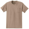 Joe's USA Mens Pocket Tee's 6.1-ounce, 100% Cotton T-Shirts - Sand T-Shirts Joe's USA Sand Small