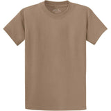 Men's Durable 100% Heavyweight Cotton T-Shirts in Regular, Big, and Tall Sizes-Sand T-Shirts Joe's USA Sand Small