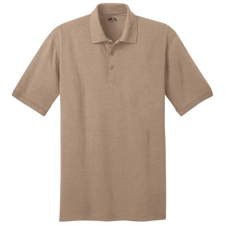 Men's 5.5-Ounce Jersey Knit Polo in Regular, Big & Tall Sizes Joe's USA Sand