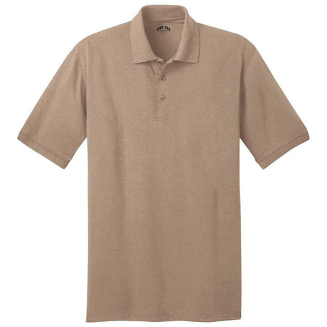 Men's 5.5-Ounce Jersey Knit Polo in Regular, Big & Tall Sizes - Sand Joe's USA Sand Small