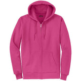 Joe's USA Men's Full Zipper Hoodies - Hooded Sweatshirts in 28 Colors. Sizes S-5XL-Sangria Sweatshirts/Fleece Joe's USA Sangria S
