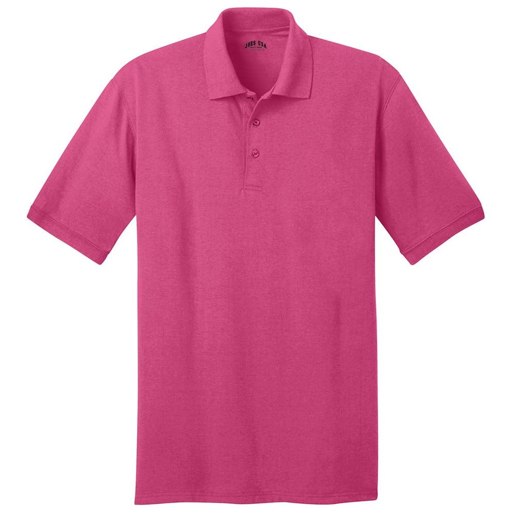 Men's 5.5-Ounce Jersey Knit Polo in Regular, Big & Tall Sizes Joe's USA