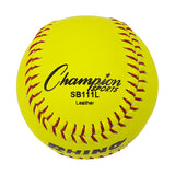 Champion Sports 11" LEATHER CORK CORE SOFTBALL