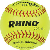 11" LEATHER CORK CORE SOFTBALL