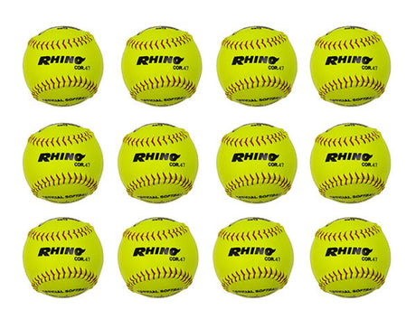 Champion Sports 12" SYHNTHETIC LEATHER CORK CORE SOFTBALL