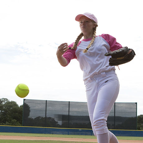 Champion Sports 11" LEATHER POLY CORE SOFTBALL, NFHS APPROVED
