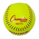 Champion Sports 12" SYNTHETIC LEATHER POLY CORE SOFTBALL, NFHS APPROVED
