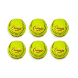 Champion Sports 12" SYNTHETIC LEATHER POLY CORE SOFTBALL, NFHS APPROVED