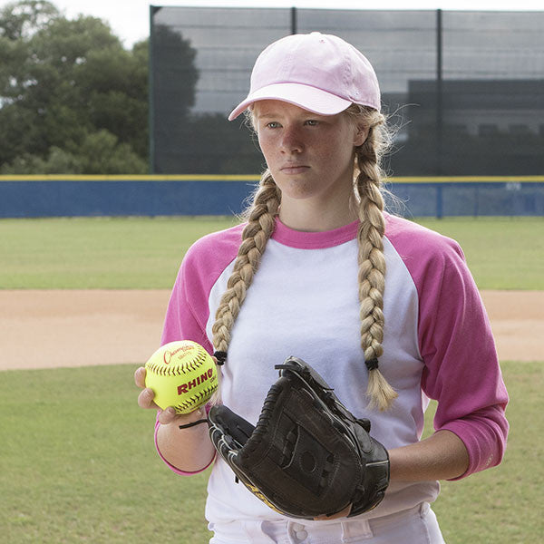Champion Sports 12" SYNTHETIC LEATHER POLY CORE SOFTBALL, NFHS APPROVED