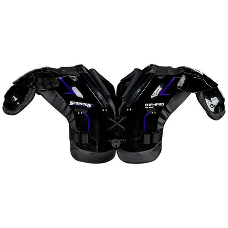 SCORPION YOUTH SHOULDER PAD | Champro FPSC Black Youth 2X - Small Accessories