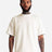 Shaka Wear Men's Cropped Max Heavyweight T-Shirt - Shaka Wear MCS Off white S Short Sleeve T-Shirts