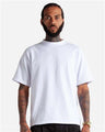 Shaka Wear Men's Cropped Max Heavyweight T-Shirt - Shaka Wear MCS White S Short Sleeve T-Shirts