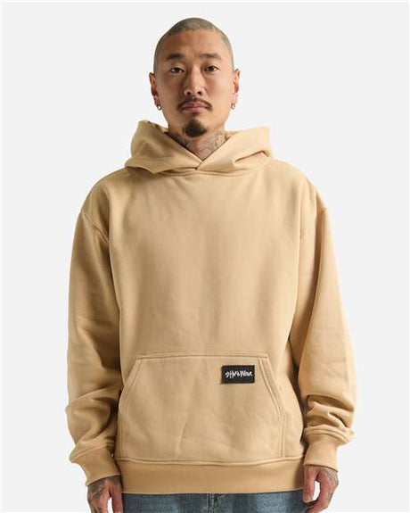 Shaka Wear Men's Essential Super Heavyweight Hooded Sweatshirt - Shaka Wear SHEHP Oatmeal S Sweatshirts