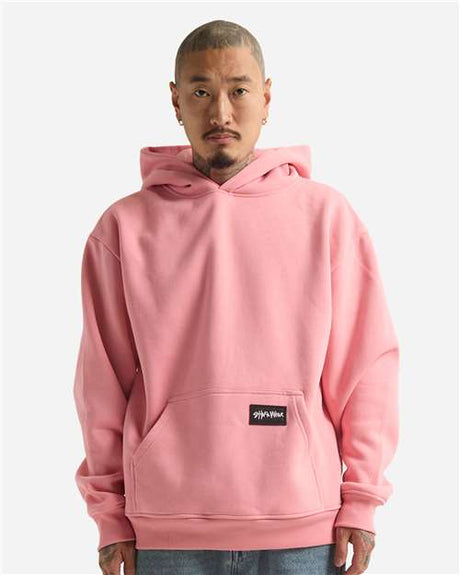 Shaka Wear Men's Essential Super Heavyweight Hooded Sweatshirt - Shaka Wear SHEHP Pastel Pink S Sweatshirts