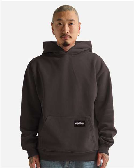 Shaka Wear Men's Essential Super Heavyweight Hooded Sweatshirt - Shaka Wear SHEHP Shadow S Sweatshirts