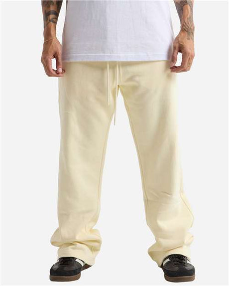 Shaka Wear Men's Garment Dye Straight Leg Sweatpants - Shaka Wear SHGDSSP Cream S