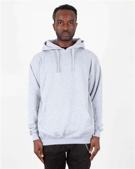 Shaka Wear Men's Heavyweight Fleece Hooded Sweatshirt - Shaka Wear SHHFP Heather Grey 2XL Sweatshirts