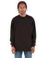 Shaka Wear Men's Max Heavyweight Long Sleeve T-Shirt - Shaka Wear SHMHLS Black S Long Sleeve T-Shirts