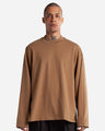 Shaka Wear Men's Max Heavyweight Oversized Long Sleeve T-Shirt - Shaka Wear MOL Latte S Long Sleeve T-Shirts