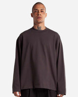 Shaka Wear Men's Max Heavyweight Oversized Long Sleeve T-Shirt - Shaka Wear MOL Off Black S Long Sleeve T-Shirts