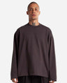 Shaka Wear Men's Max Heavyweight Oversized Long Sleeve T-Shirt - Shaka Wear MOL Off Black S Long Sleeve T-Shirts