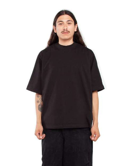 Shaka Wear Men's Max Heavyweight Oversized T-Shirt - Shaka Wear SHMHO Black S Short Sleeve T-Shirts