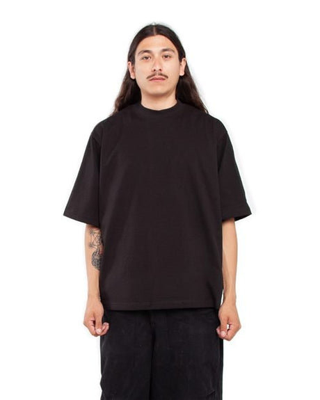 Shaka Wear Men's Max Heavyweight Oversized T-Shirt - Shaka Wear SHMHO Black S Short Sleeve T-Shirts
