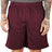 Shaka Wear Men's Mesh PE Gym Shorts - Shaka Wear SHMPS Burgundy S