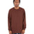 Shaka Wear Men's Tall Max Heavyweight Long Sleeve T-Shirt - Shaka Wear SHMHLST Brown XLT Long Sleeve T-Shirts