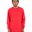 Shaka Wear Men's Tall Max Heavyweight Long Sleeve T-Shirt - Shaka Wear SHMHLST Red XLT Long Sleeve T-Shirts