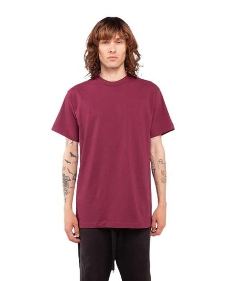 Shaka Wear Unisex Active T-Shirt - Shaka Wear SHASS Burgundy S Short Sleeve T-Shirts