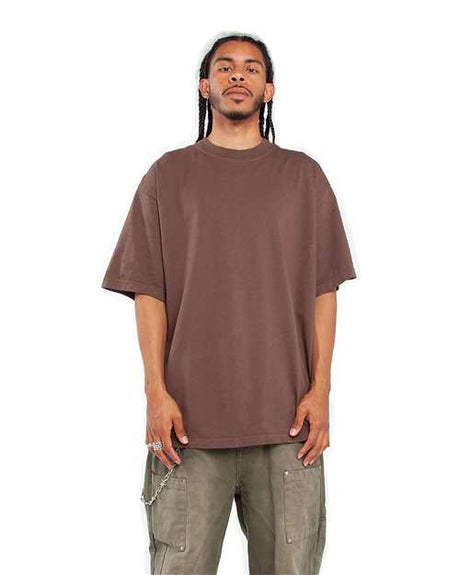 Shaka Wear Unisex Garment - Dyed T-Shirt - Shaka Wear SHGD Mocha S Short Sleeve T-Shirts