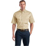 Short Sleeve SuperPro Twill Shirt Stone X - Small