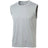 Men's Sleeveless Athletic Tee Shirt. Sizes XS-4XL Activewear DRI-EQUIP Silver XS